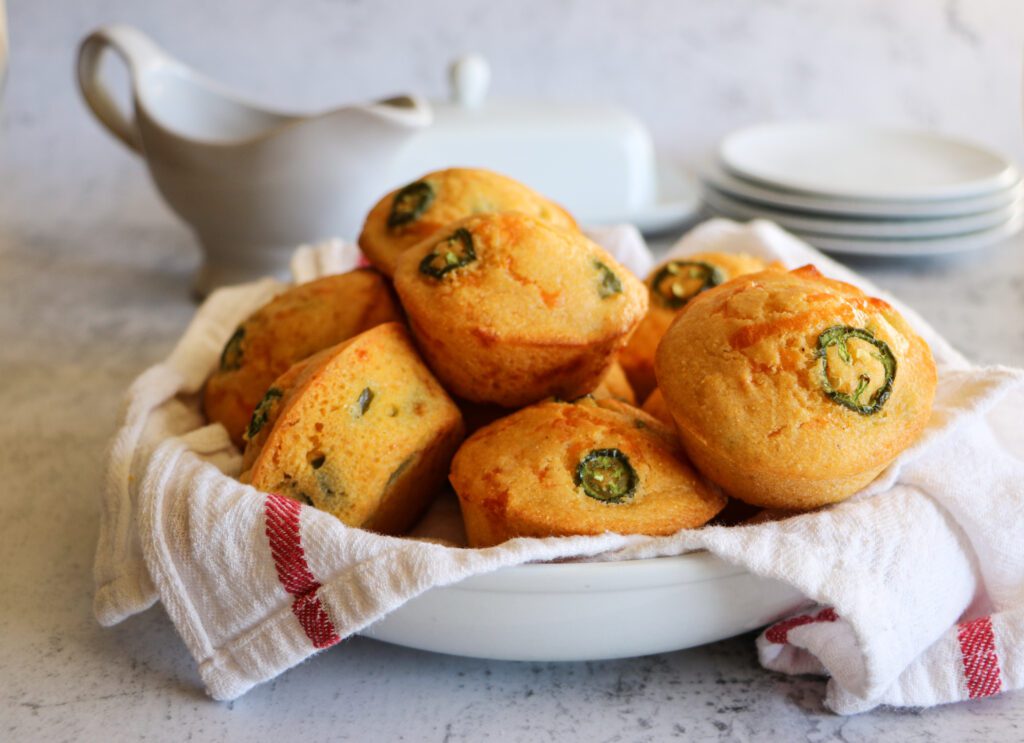 Cheddar Jalapeno Corn Muffins